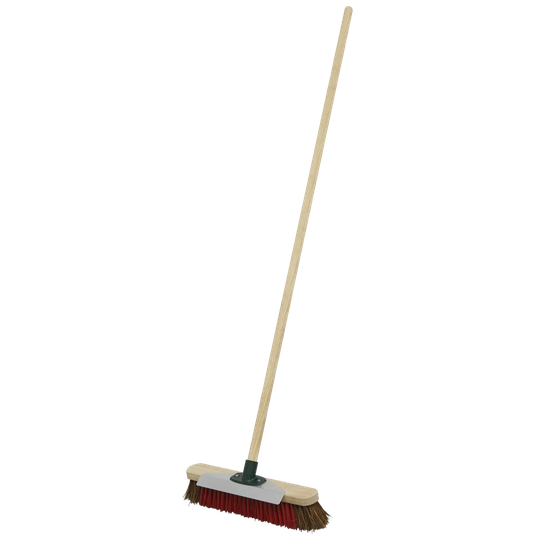 Deeanna Push Brooms with Scraper Stiff/Hard Bristle