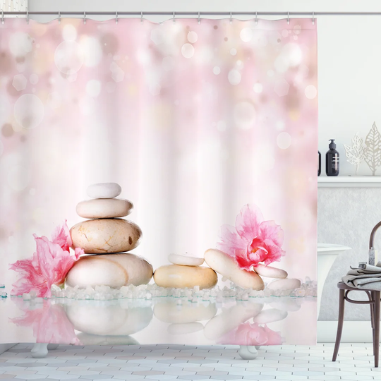 Beva 13 Piece Polyester Shower Curtain Set