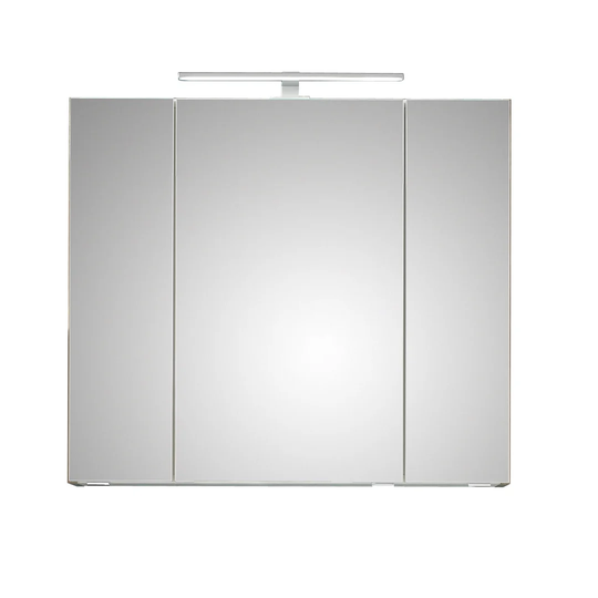 80cm x 70cm Surface Mount Mirror Cabinet with LED Lighting
