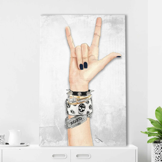 Xo by Jodi - Wrapped Canvas Painting