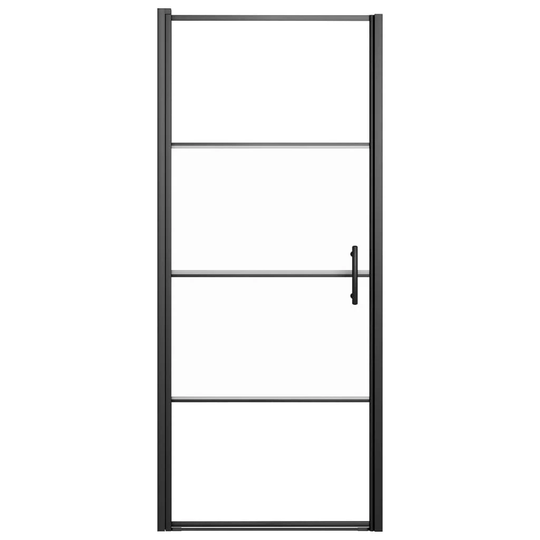 Belfry Bathroom Duschtür 81X195 Cm Halbmatt Hartglas Schwarz