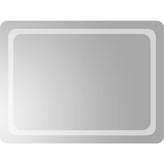 Vidaxl - led Bathroom Mirror 80x60 cm Transparent