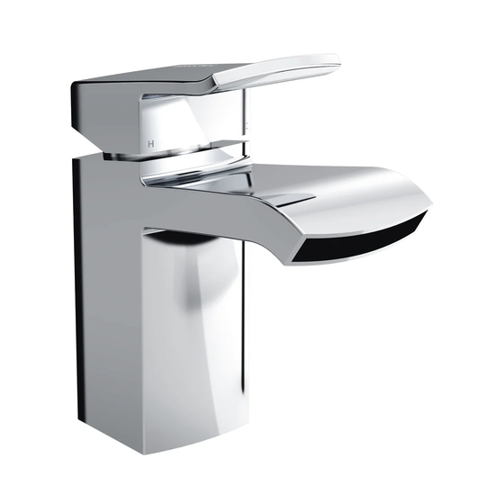 Descent Deck Mounted Waterfall Bath Filler