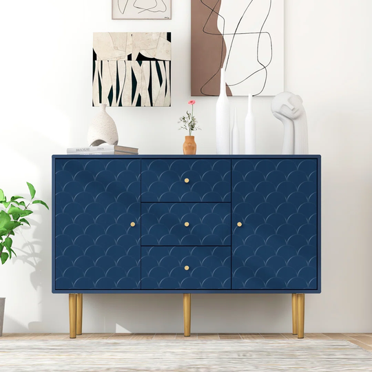 Korin 120 Cm Wide 3 Drawer Sideboard