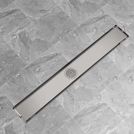 Linear Shower Drain 830x140 mm Stainless Steel VDFF04353_UK - Topdeal