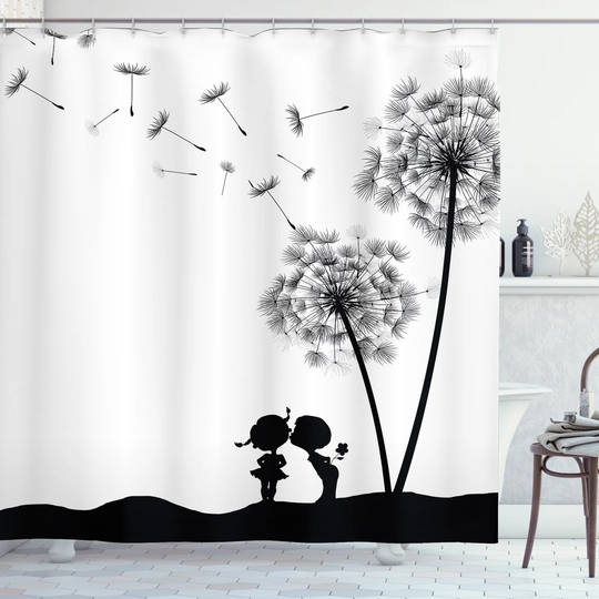 Lynde Polyester Shower Curtain