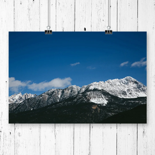 'Landscape The View of the Mountains' Photographic Print