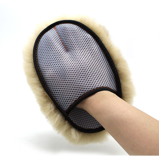Sunflowergb - Car Styling Wool Soft Car Wash Gloves Cleaning Brush Motorcycle Washing Machine Care Supplies Wool Towel Tools