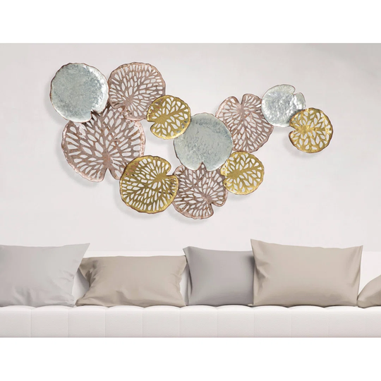 Panel with Water Lilies Wall Décor