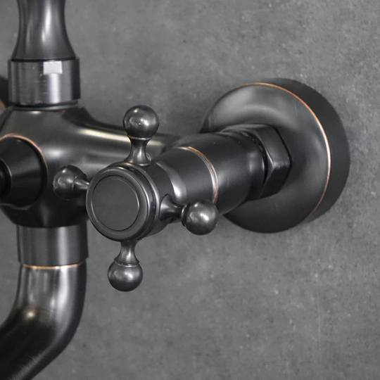Leavitt Mixer Shower with Handheld Shower Head