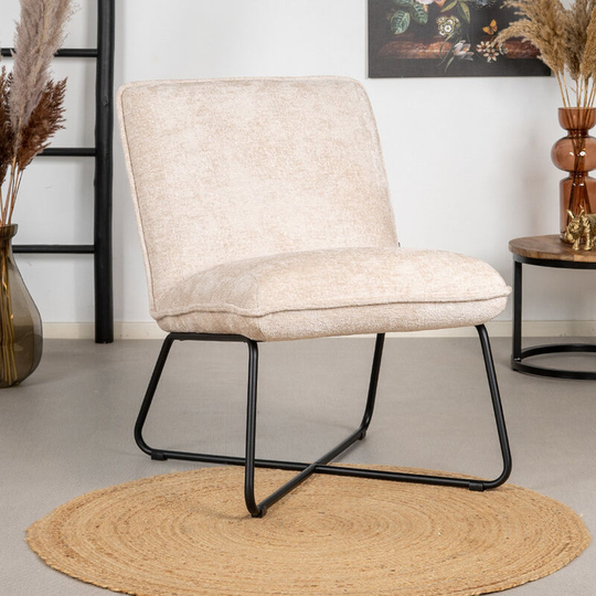 Modern Armchair Sophie White - White