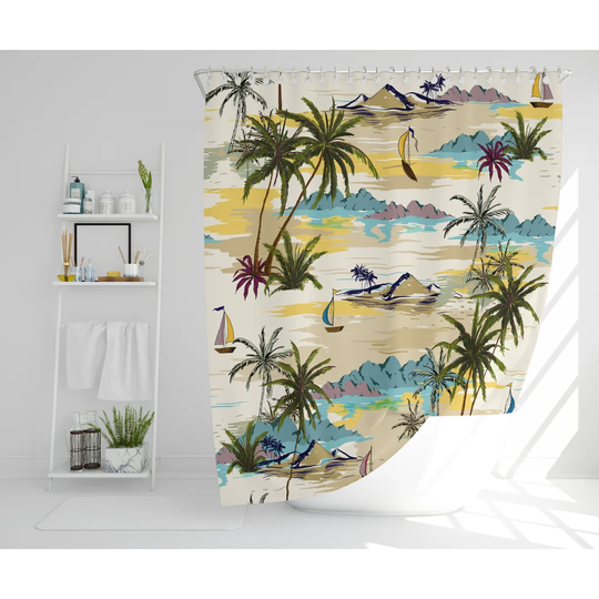 Destinee Polyester Shower Curtain