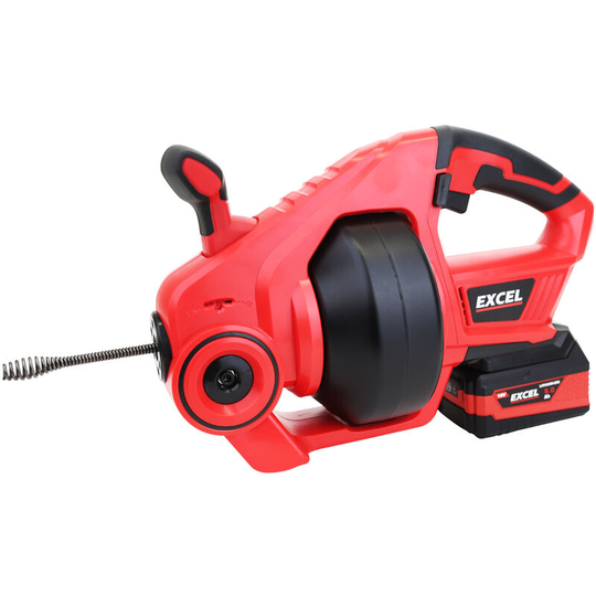 18V Cordless Drain Cleaner with 1 x 5.0Ah Battery:18V - Excel