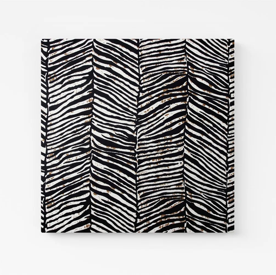 Zebra Pattern - Wrapped Canvas Graphic Art