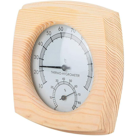 Perleraregb - Digital thermometer, hygrometer, humidity thermometer, sauna room hygrometer, sauna room, bathroom steam room