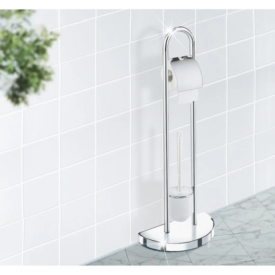 Cosenza Free-Standing Toilet Brush and Holder