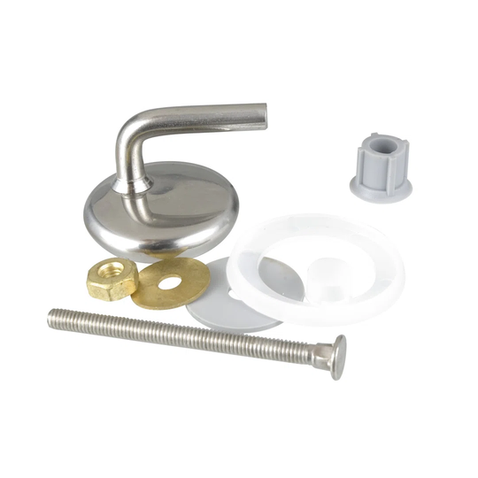 Fastening for thermoset toilet seats
