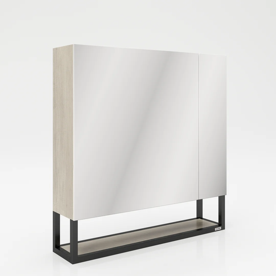 Jaclyn 73cm x 75cm Recessed Mirrored Cabinet