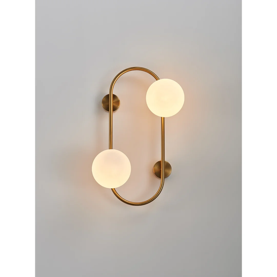 Paignt 2 - Light Dimmable Gold/White Flush Mount