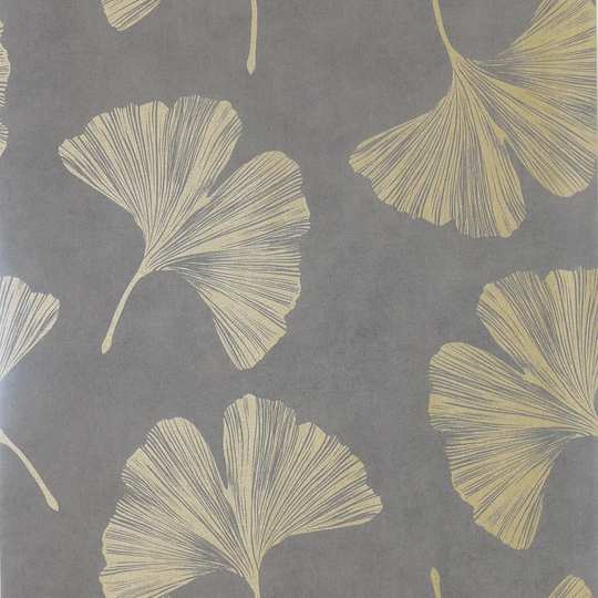 Alapaha 10.05cm x 53cm Textured Metallic Finish Wallpaper Roll