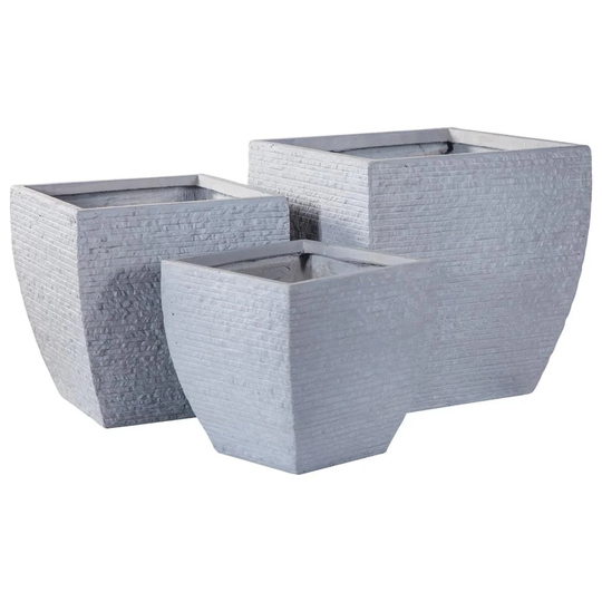 Joel 3 Piece Clay Planter Box Set