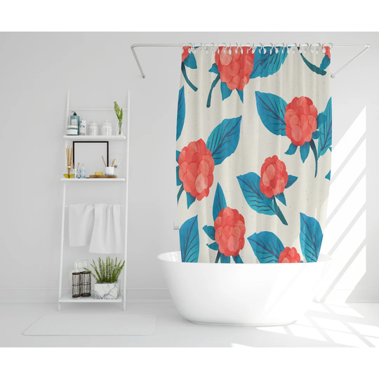 Rohando Polyester Shower Curtain Set