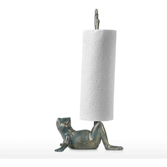 Perlerare - Metal frog bath towel rack with bath, kitchen and independent decorative gifts