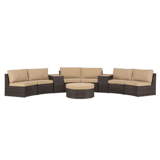 Collen 6 Seater Rattan Sofa Set