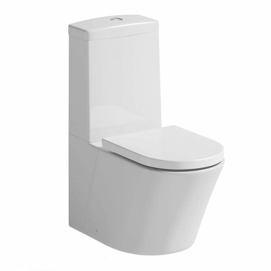 Mode - Tate close coupled toilet with soft close seat - White