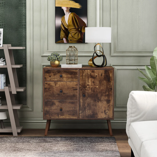 Wadebridge Solid Wood 1 - Door Accent Cabinet