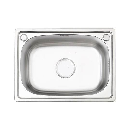 52Cm X 38Cm Single Bowl Inset Kitchen Sink