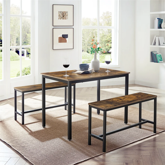 Franko Dining Set with 2 Benches