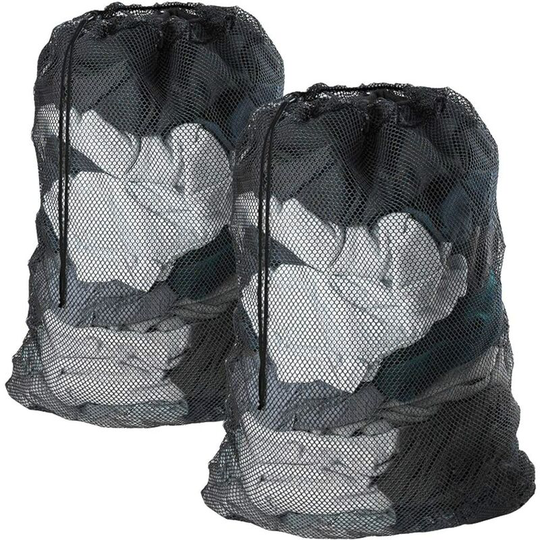 Laundry Net Laundry Bag - Washing Nets Protect Machine Washing Clothes - Black (2 Pcs)