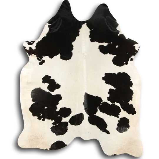 Cow Black/White Area Rug