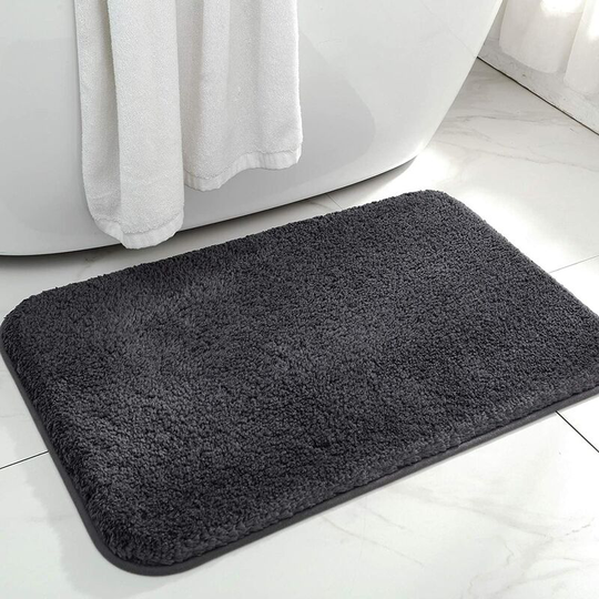 Betterlifegb - Color & Geometry Absorbent Non-Slip Bath Mat 40 x 60 cm, Soft Bathroom Mat, Machine Washable Microfiber Shower Mat for Bathroom,