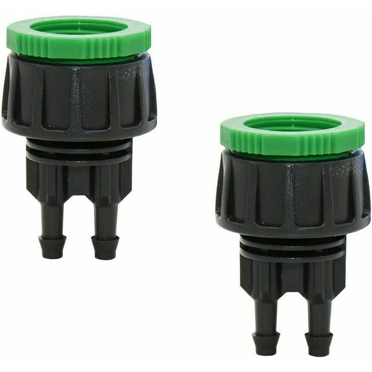 Irrigation 4/7 Diverter Water Hose 2 Pieces Hose Kit 1/2 3/4 Female, Thread 2 Way Hose Garden Diverter y Faucet, Irrigation 4/7 Diverter Water Hose 2