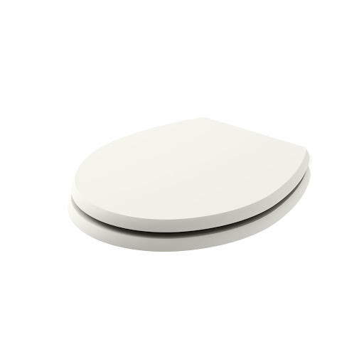 Bayswater Fitzroy Traditional Round Pointing White Toilet Seat