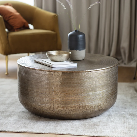 Delphine Drum Coffee Table