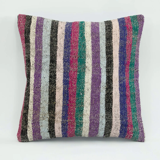 Demps Indoor / Outdoor Striped Square Scatter Cushion Cover