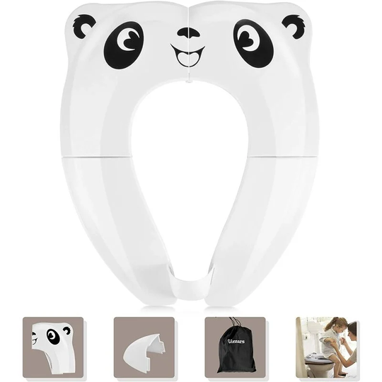 Perlerare - Baby toilet pressure reducer wc toilet training seat baby child non-slip round and oval toilet