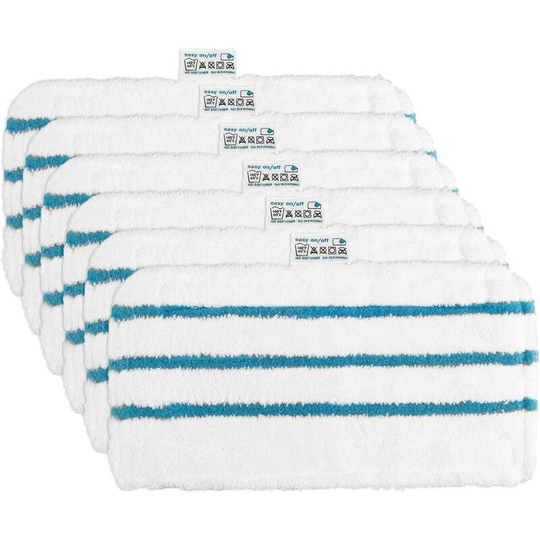 6 microfiber wipes Figures replacement for vapor broom Black Decker alternative FSMP20