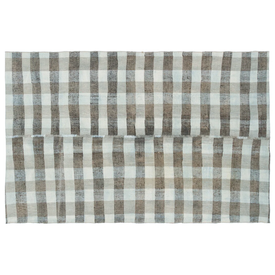 Deatherage Girit Hand-Knotted Wool Brown/Grey Rug