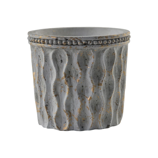 Bissonette Cement Plant Pot