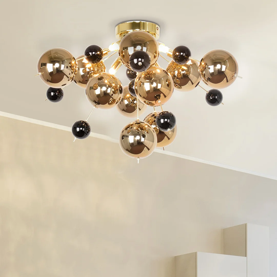 Keisha 6-Light 57cm Semi Flush Mount
