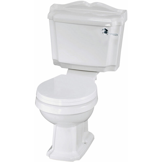 Nuie - Legend Close Coupled Toilet Lever Cistern - Standard Seat