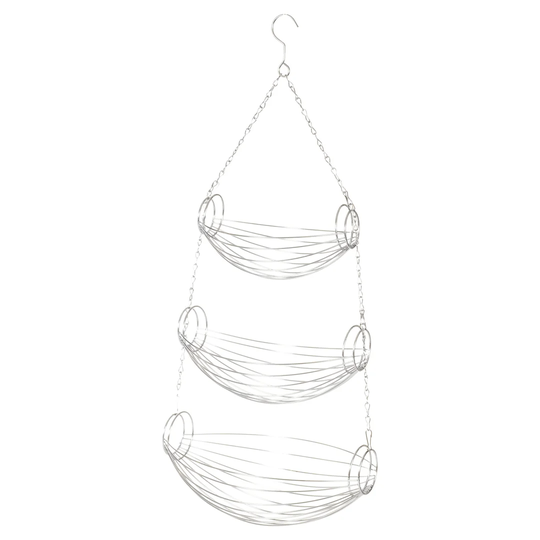 Excellent Oval Houseware Wire Hanging Basket Set