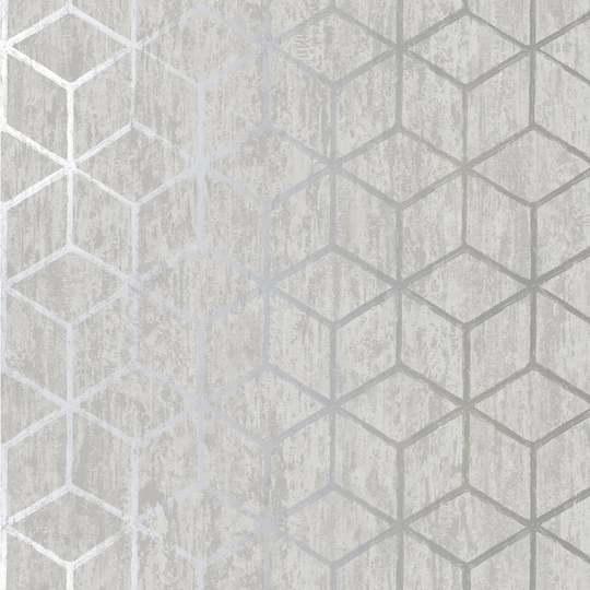 Elara 10m x 53cm Textured Metallic Finish Wallpaper Roll