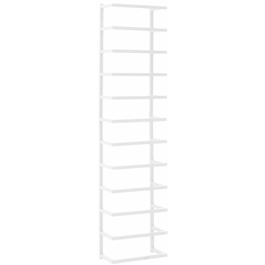 Vidaxl - Towel Rack White 24x12x96 cm Steel White