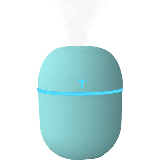 Asupermall - 220mL Quiet Mist Humidifier Diffuser led Colorful Essential Oil Diffuser Top Fill Humidifier, Green