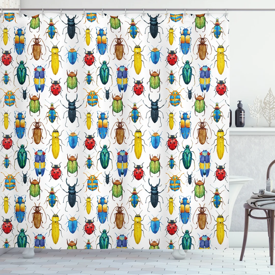 Blayton 13 Piece Polyester Shower Curtain Set